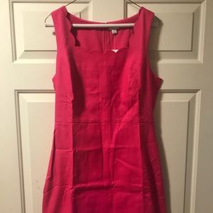 Pink J Crew factory dress